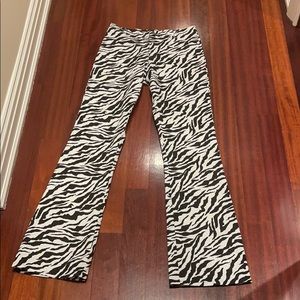 ZEBRA TRENDY FLARED PANTS